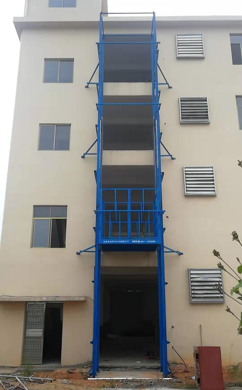 鹰潭室外导轨式升降平台